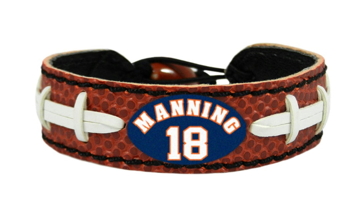 Gamewear Denver Broncos Classic Football Bracelet Peyton Manning Fan Gear NFL Denver Broncos