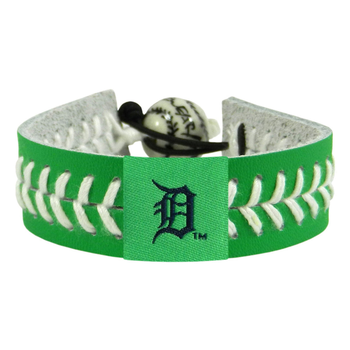 Gamewear Detroit Tigers Team Color St. Patrick's Day Baseball Bracelet Fan Gear MLB Detroit Tigers