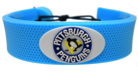 Gamewear Pittsburgh Penguins Team Color Hockey Bracelet Fan Gear NHL Pittsburgh Penguins