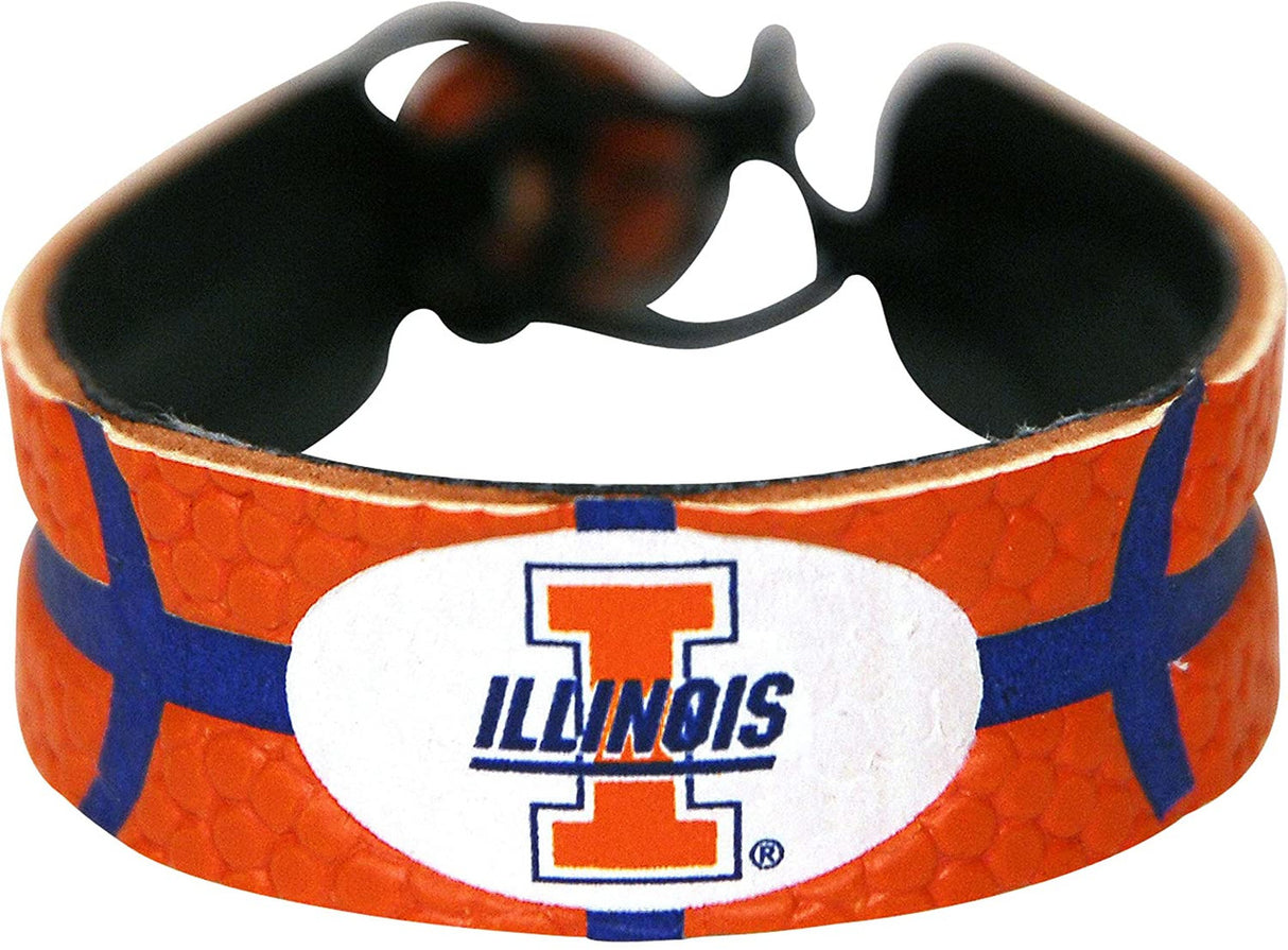 Gamewear Illinois Fighting Illini Orange Classic Basketball Bracelet Fan Gear NCAA Illinois Fighting Illini