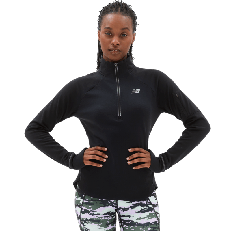 New Balance Women's Heat Grid Half Zip Womens Apparel Sweatshirts & Fleece