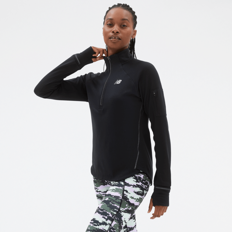 New Balance Women's Heat Grid Half Zip Womens Apparel Sweatshirts & Fleece