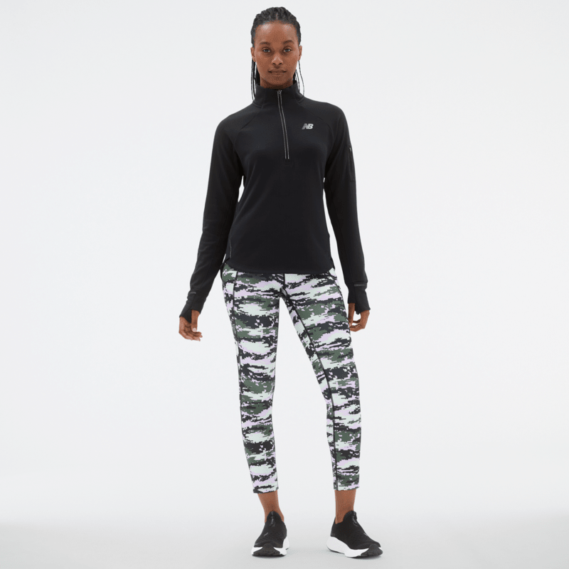 New Balance Women's Heat Grid Half Zip Womens Apparel Sweatshirts & Fleece