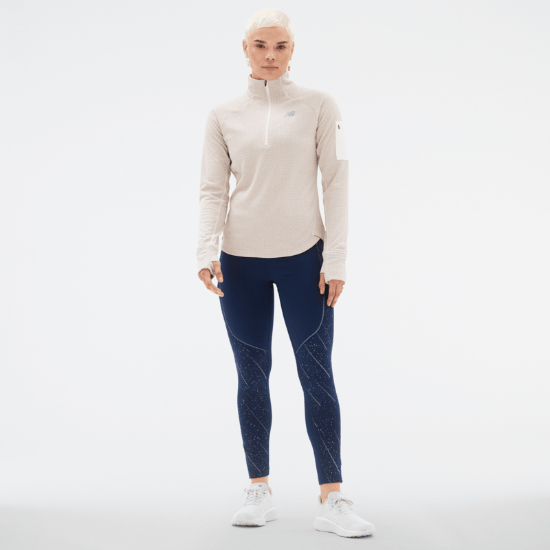 New Balance Women's Heat Grid Half Zip Womens Apparel Sweatshirts & Fleece