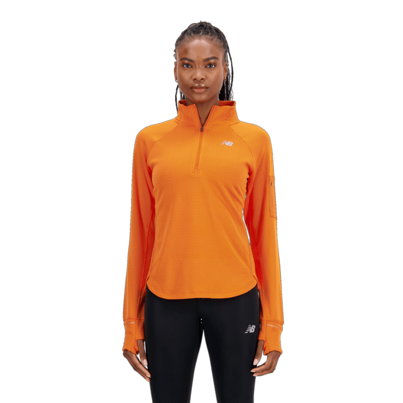 New Balance Women's Heat Grid Half Zip Womens Apparel Sweatshirts & Fleece