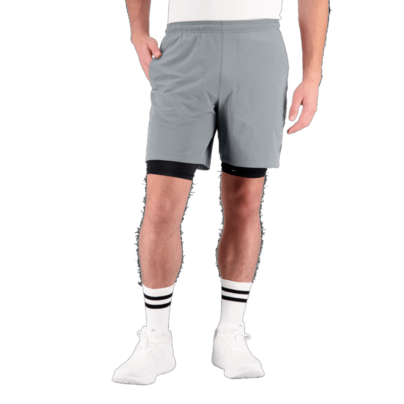 New Balance Men's R.W. Tech 7 Inch 2-In-1 Shorts Mens Apparel Shorts