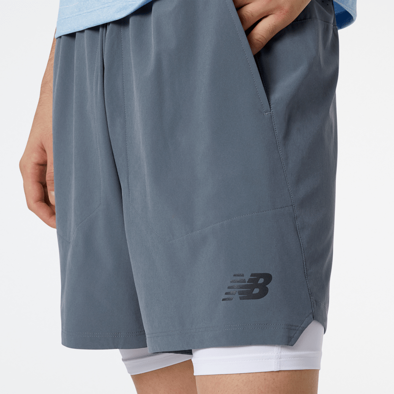 New Balance Men's R.W. Tech 7 Inch 2-In-1 Shorts Mens Apparel Shorts