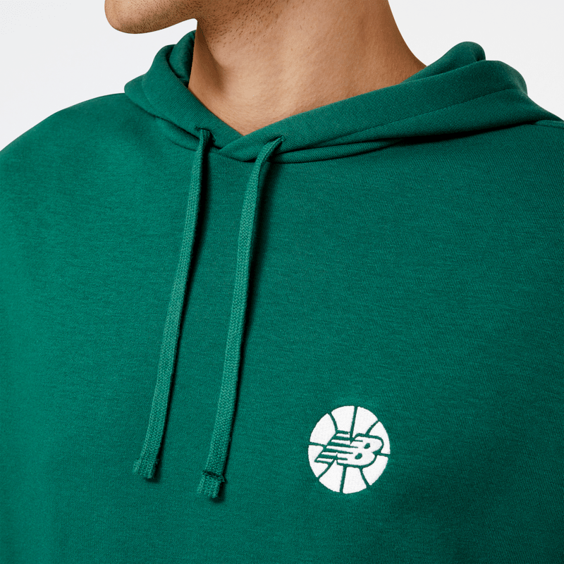 New Balance Men's Hoops Fundamentals Hoodie Mens Apparel Sweatshirts & Fleece