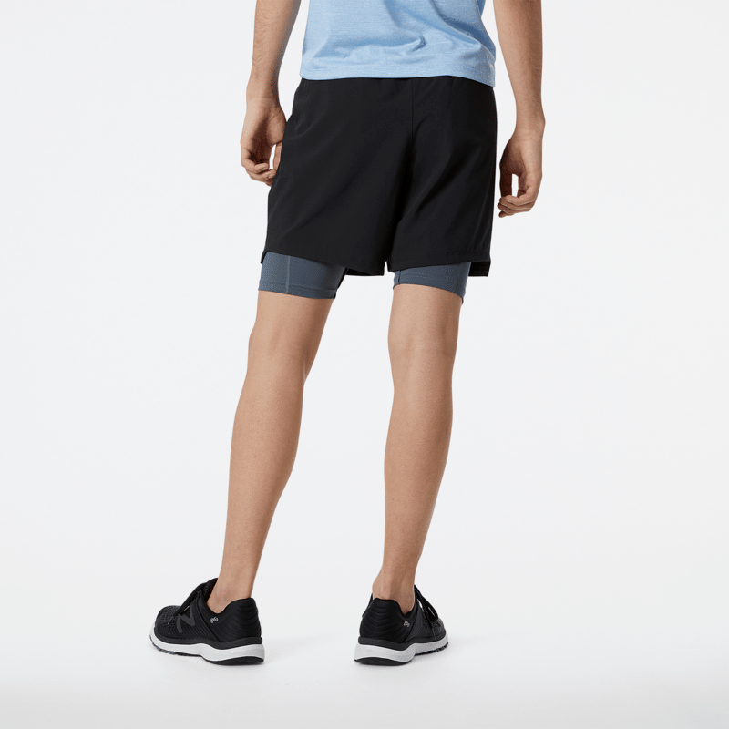 New Balance Men's R.W. Tech 7 Inch 2-In-1 Shorts Mens Apparel Shorts