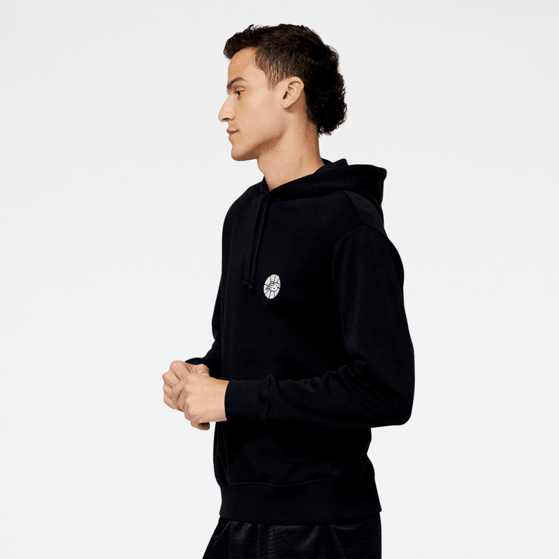 New Balance Men's Hoops Fundamentals Hoodie Mens Apparel Sweatshirts & Fleece