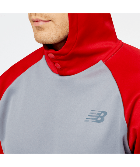New Balance Men's Baseball Pull Over Hoodie Mens Apparel Sweatshirts & Fleece