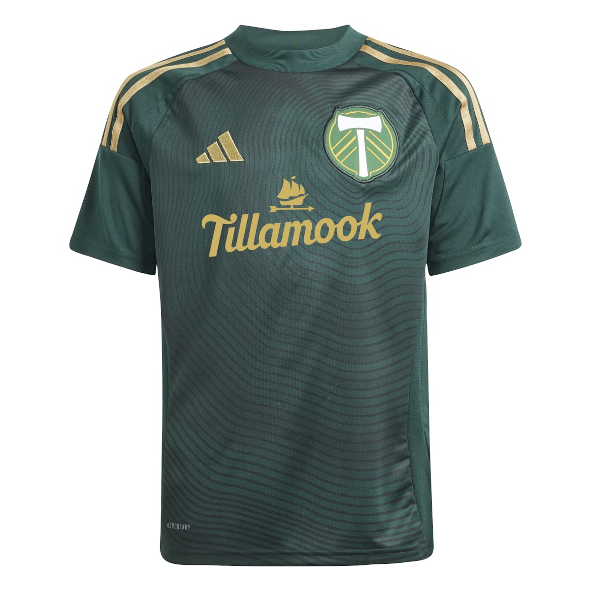 adidas Youth Portland Timbers 25/26 Home Jersey-1