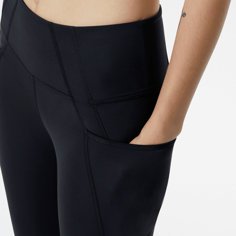 New Balance Women's Shape Shield High Rise Pocket Crop Leggings Womens Apparel Pants & Sweatpants