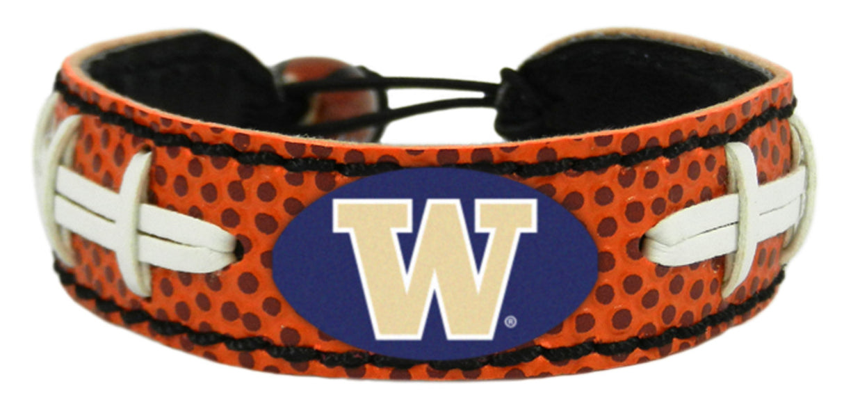 Gamewear Washington Huskies Classic Football Bracelet Fan Gear NCAA Washington Huskies