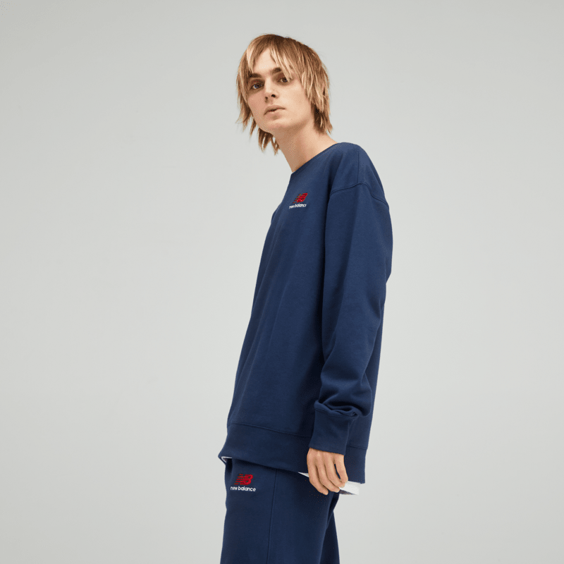 New Balance Uni-ssentials French Terry Crewneck Sweatshirt Womens Apparel Sweatshirts & Fleece