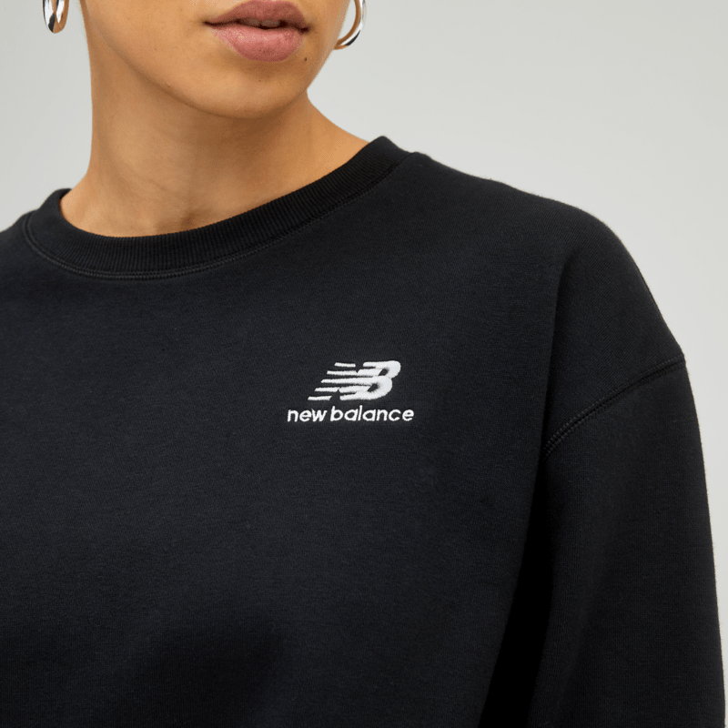 New Balance Uni-ssentials French Terry Crewneck Sweatshirt Womens Apparel Sweatshirts & Fleece