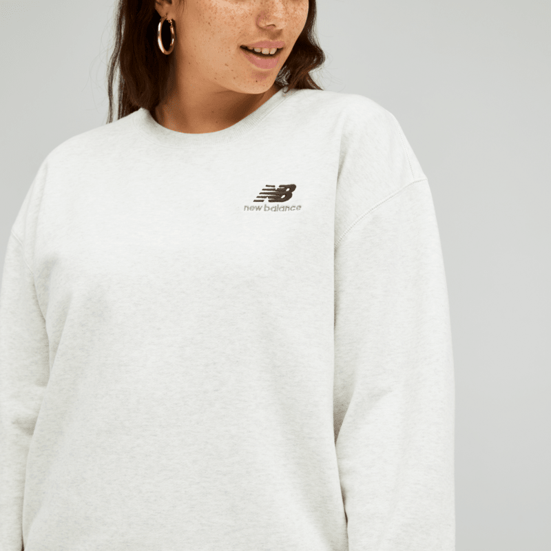 New Balance Uni-ssentials French Terry Crewneck Sweatshirt Womens Apparel Sweatshirts & Fleece