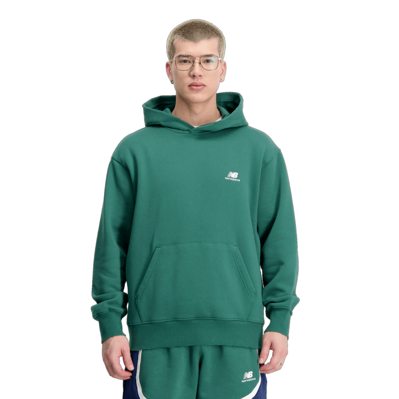New Balance Men's Hoops Fleece Hoodie Mens Apparel Sweatshirts & Fleece