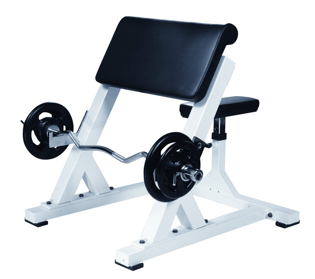 York STS Preacher Curl Machine Exercise & Wellness Gym Equipment