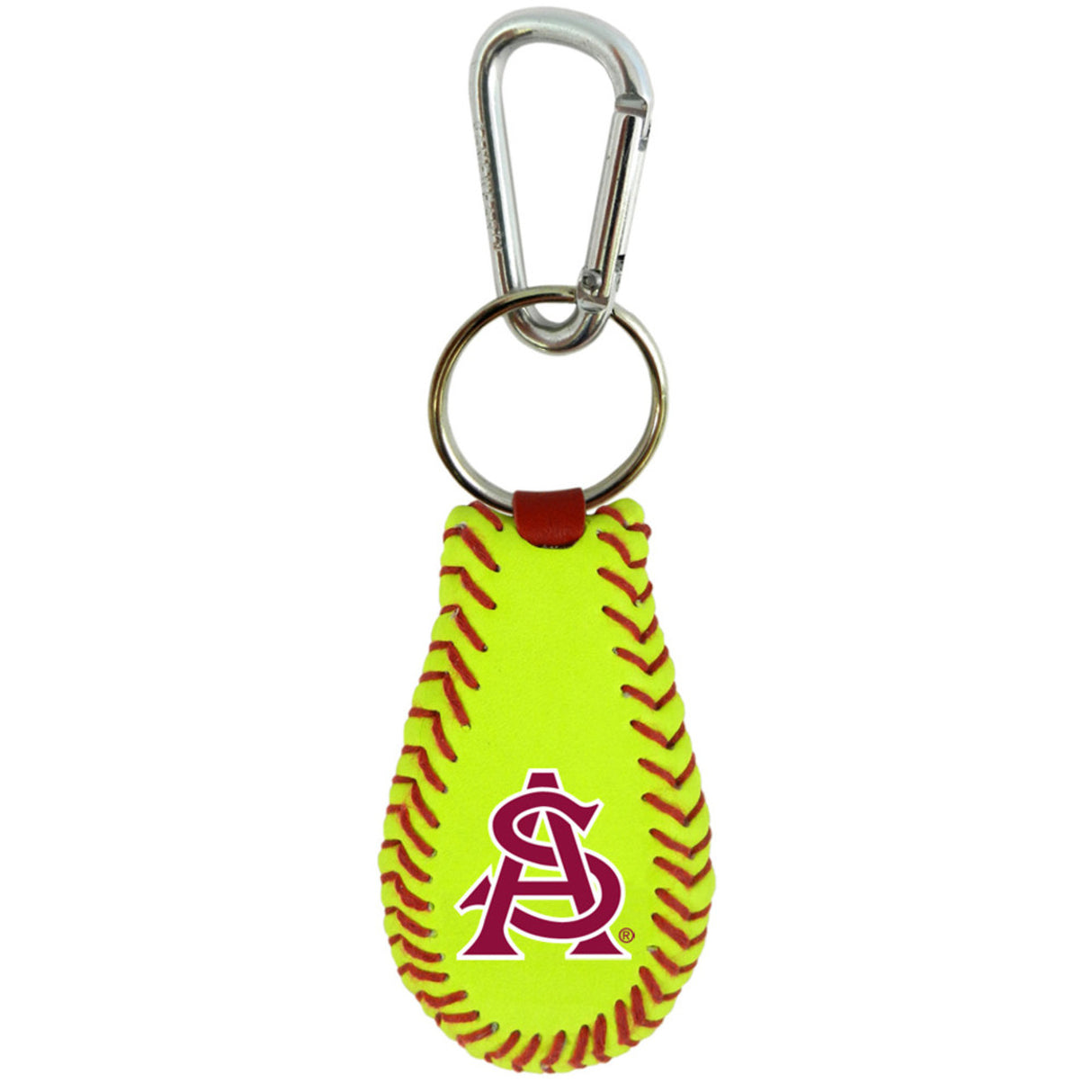 Gamewear Arizona State Sun Devils Classic Softball Keychain Fan Gear NCAA Arizona State Sun Devils