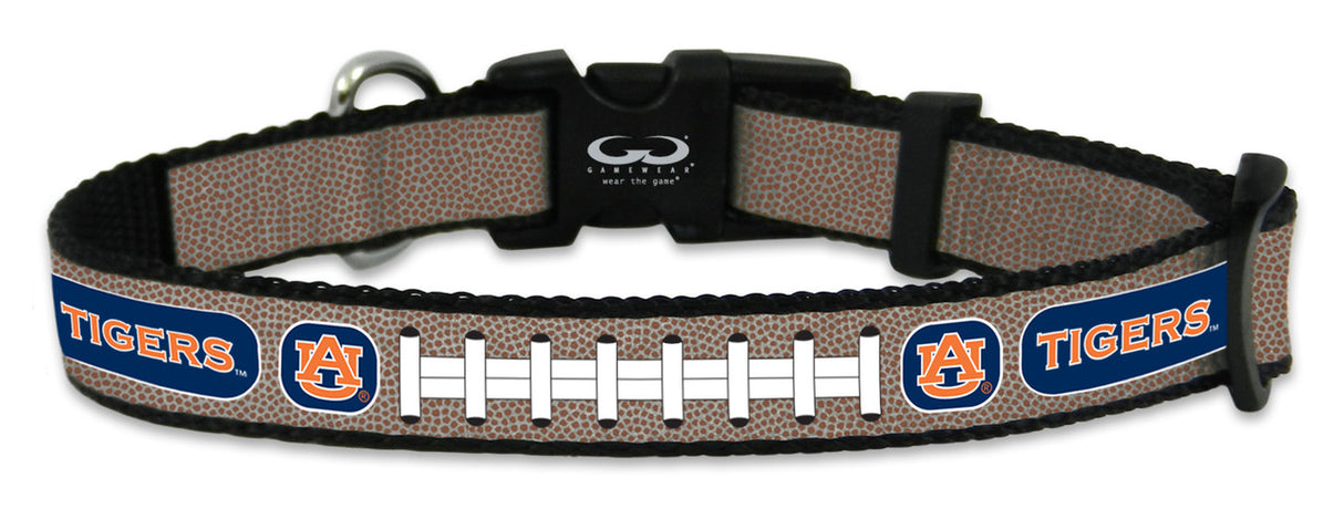 Gamewear Auburn Tigers Reflective Football Pet Collar Size Toy Fan Gear NCAA Auburn Tigers