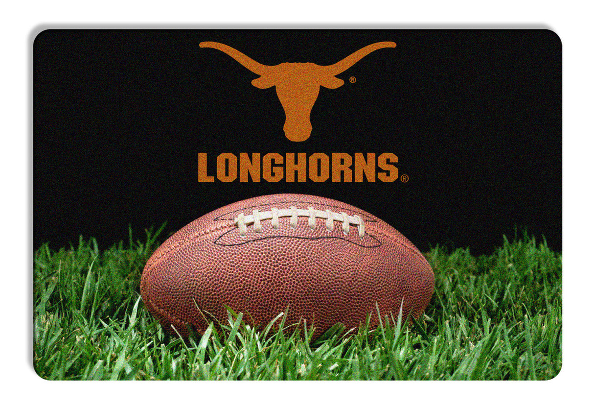 Gamewear Texas Longhorns Classic Football Pet Bowl Mat Size Large Fan Gear NCAA Texas Longhorns
