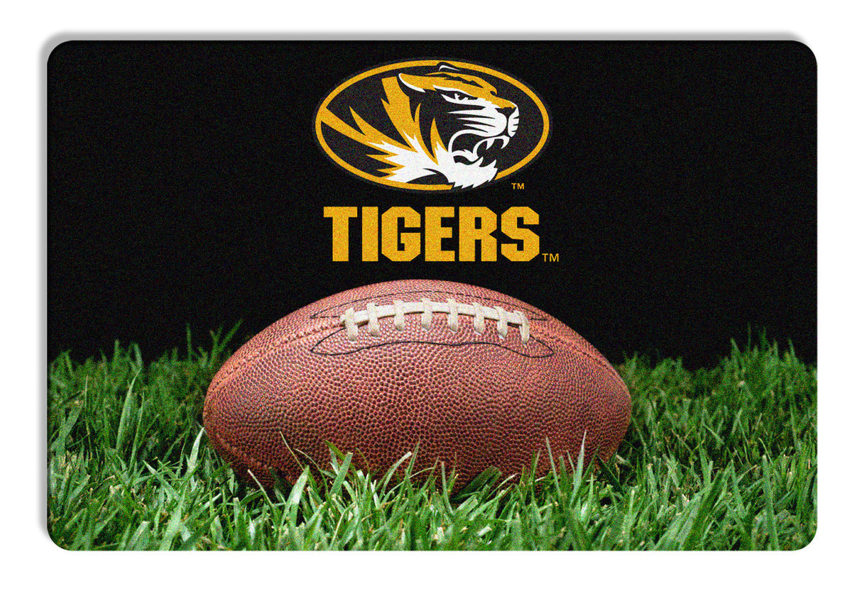 Gamewear Missouri Tigers Classic Football Pet Bowl Mat Size Large Fan Gear NCAA Missouri Tigers