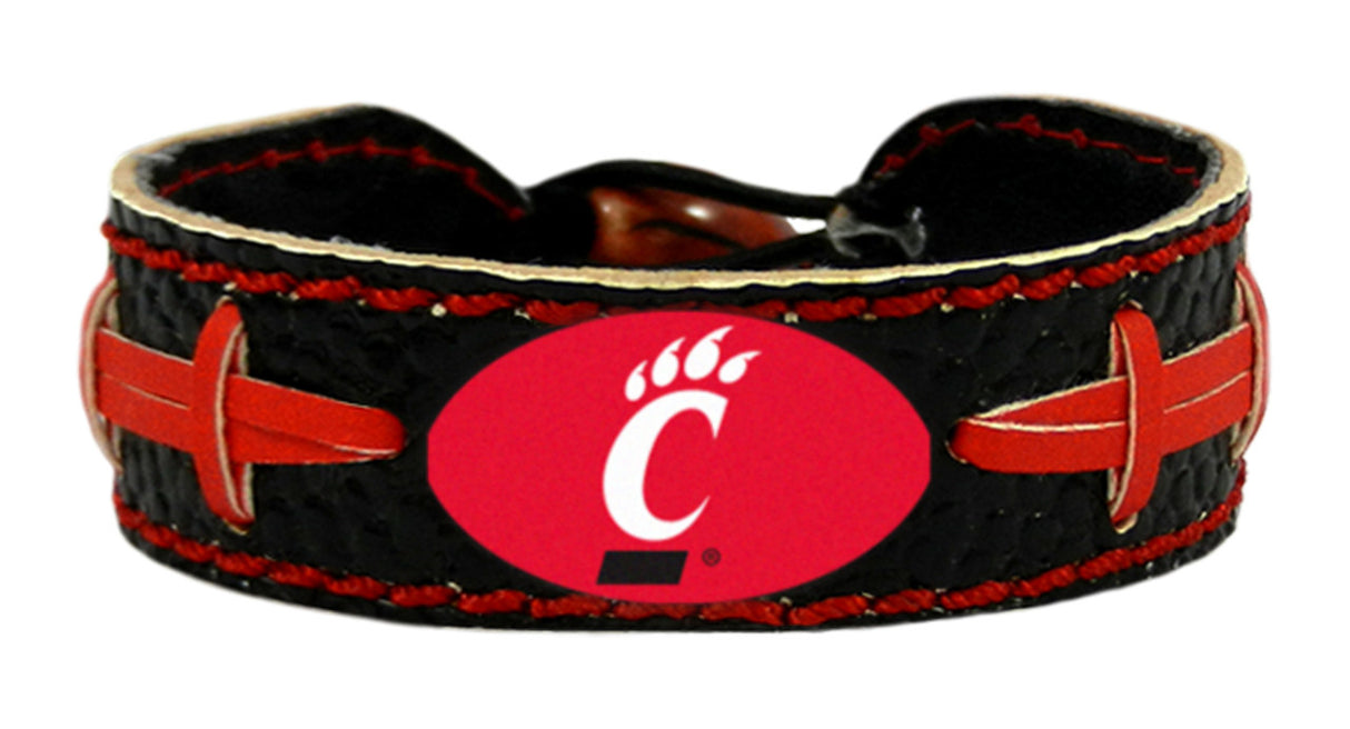 Gamewear Cincinnati Bearcats Team Color Football Bracelet Fan Gear NCAA Cincinnati Bearcats