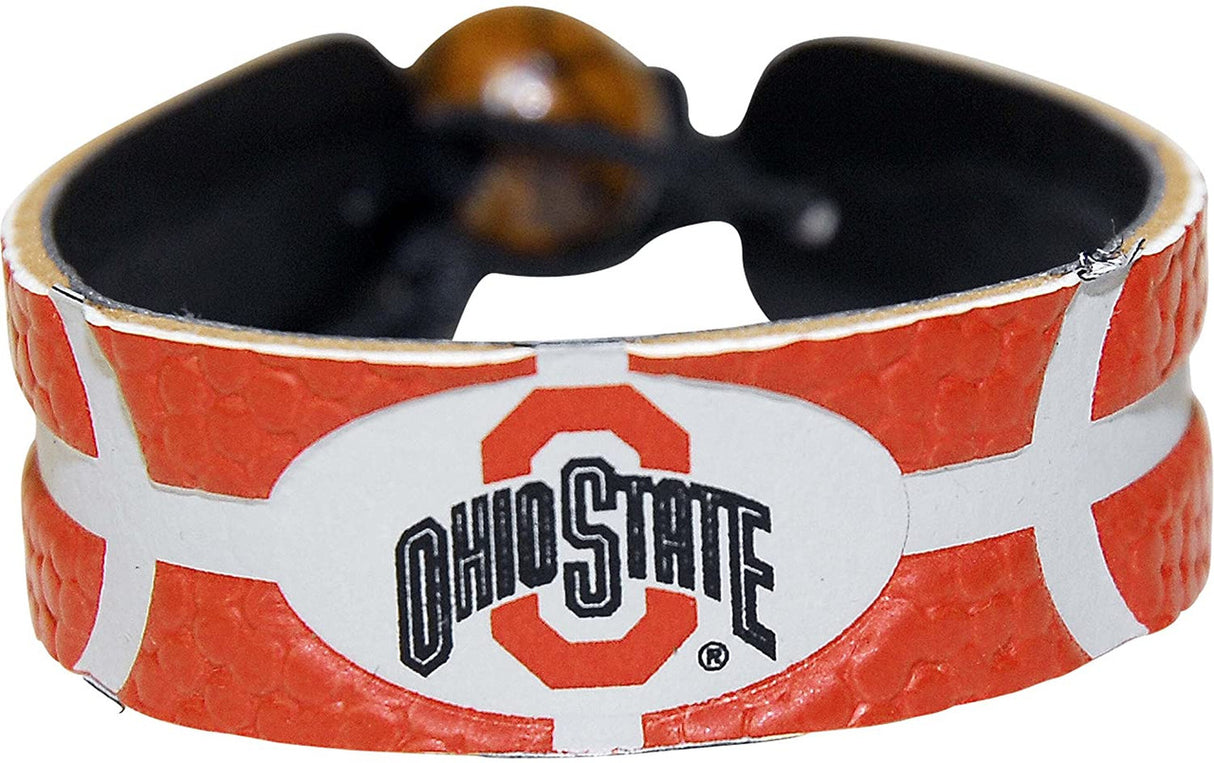 Gamewear Ohio State Buckeyes Team Color Basketball Bracelet Fan Gear NCAA Ohio State Buckeyes