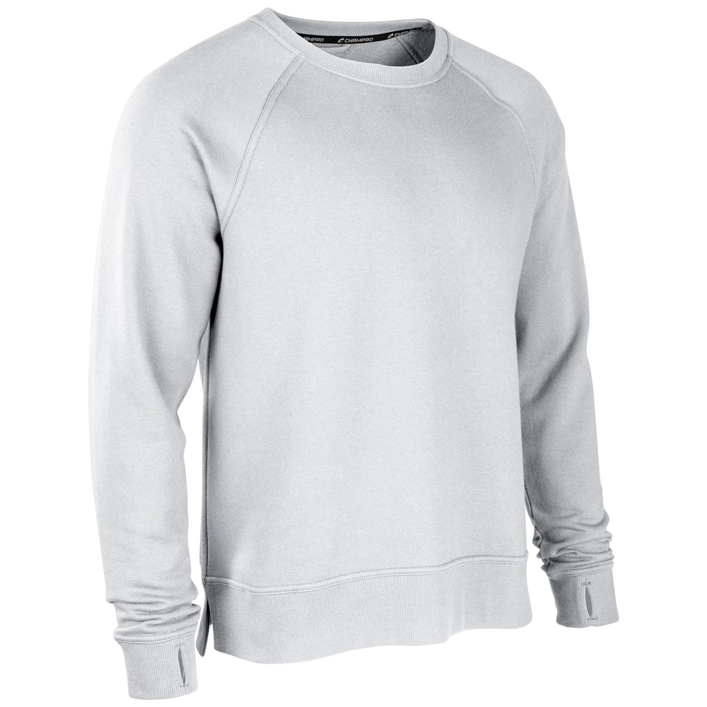 Champro Men's Victory Fleece Split Hem Crew Mens Apparel Sweatshirts & Fleece