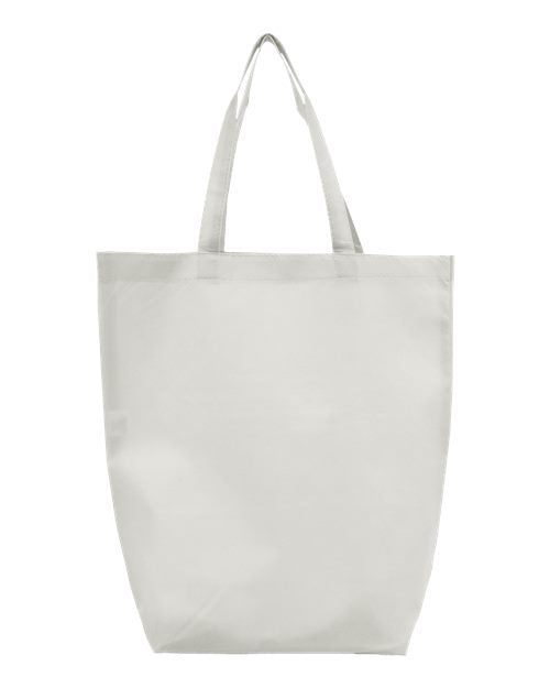 Q-Tees Non-Woven Gusset Bottom Tote Unisex Accessories Bags & Backpacks