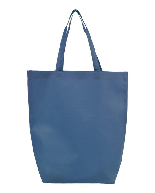 Q-Tees Non-Woven Gusset Bottom Tote Unisex Accessories Bags & Backpacks