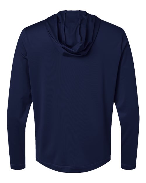 adidas Men's Lightweight Performance Quarter-Zip Hooded Pullover-2