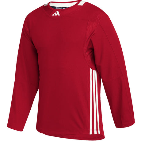 adidas Men's adiTeam Three Stripe Hockey Jersey Hockey Jerseys Adult