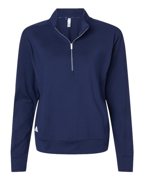 adidas Women's Ultimate365 Textured Quarter-Zip Pullover-1