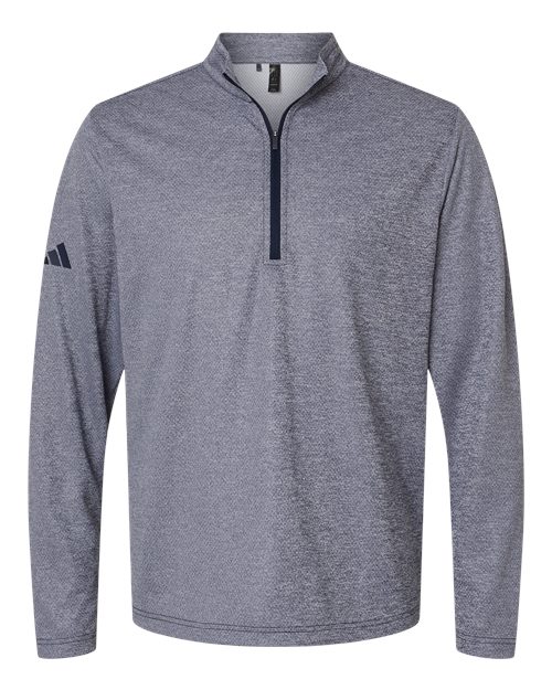 adidas Men's Space Dyed Quarter-Zip Pullover-1