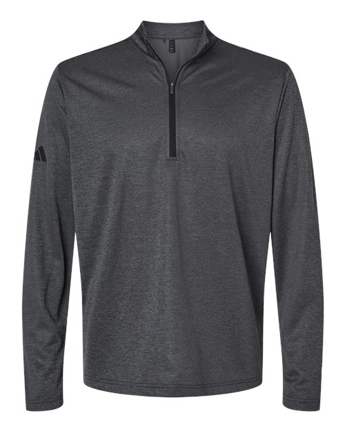 adidas Men's Space Dyed Quarter-Zip Pullover-1