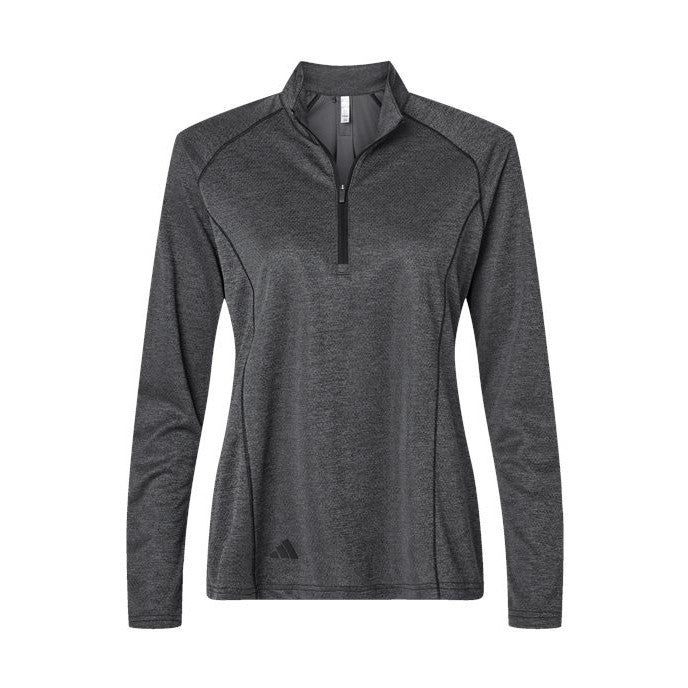 adidas Women's Space Dyed Quarter-Zip Pullover-1
