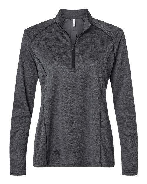 adidas Women's Space Dyed Quarter-Zip Pullover-1