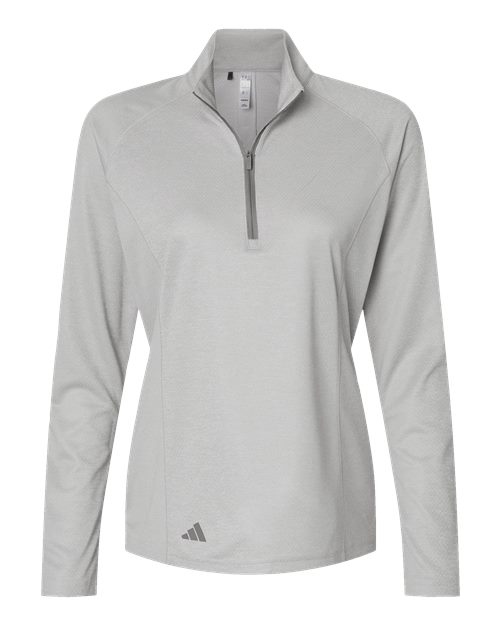 adidas Women's Space Dyed Quarter-Zip Pullover Womens Apparel Sweatshirts & Fleece