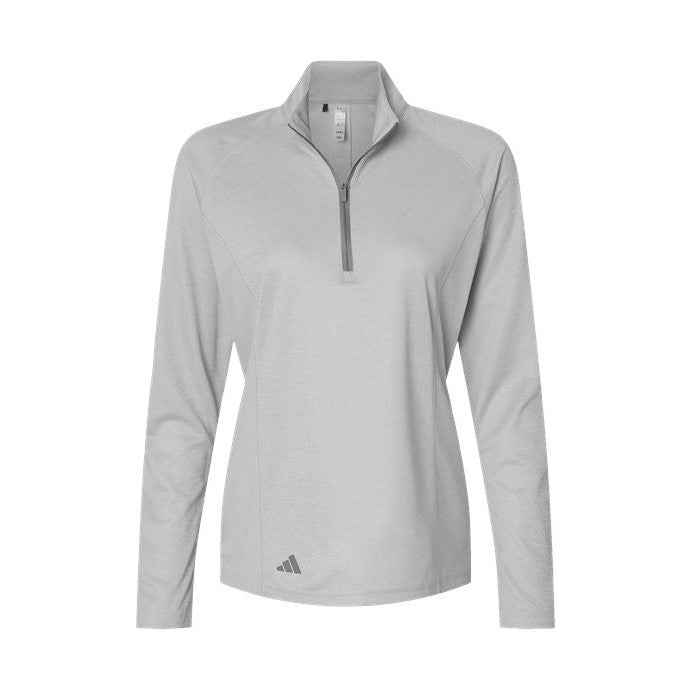 adidas Women's Space Dyed Quarter-Zip Pullover-1