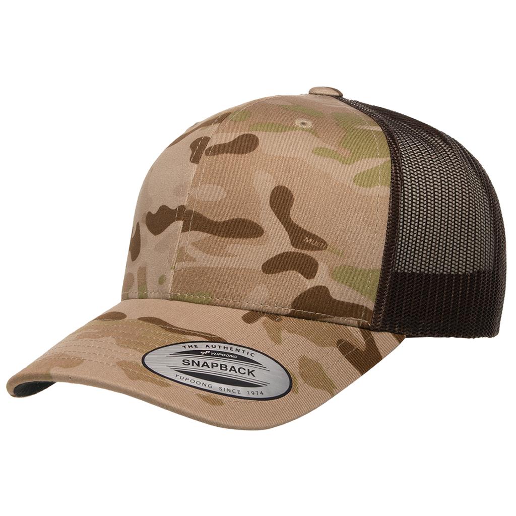 Flexfit® Yupoong Classics ® Multicam® Retro Trucker Cap Unisex Accessories Hats & Caps