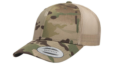 Flexfit® Yupoong Classics ® Multicam® Retro Trucker Cap Unisex Accessories Hats & Caps