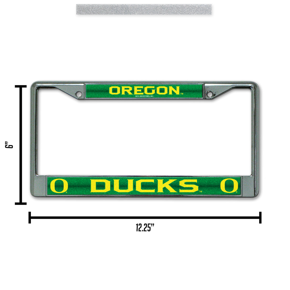 NCAA Oregon Ducks Chrome Glitter License Plate Frame Fan Gear NCAA Oregon Ducks