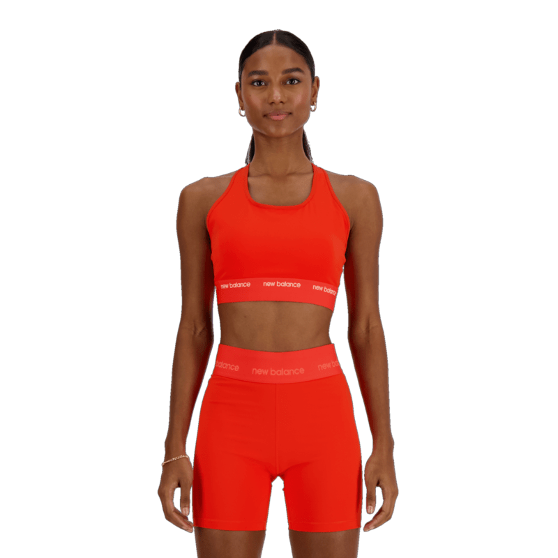 New Balance Women's Sleek Medium Support Sports Bra Womens Apparel Bras & Underwear