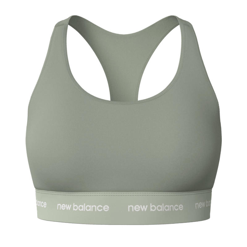 New Balance Women's Sleek Medium Support Sports Bra Womens Apparel Bras & Underwear