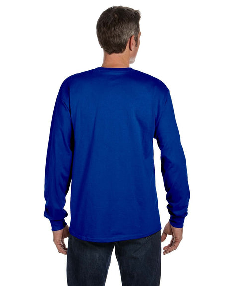 Hanes Men's Authentic-T Long-Sleeve Pocket T-Shirt Mens Apparel Shirts & Tops