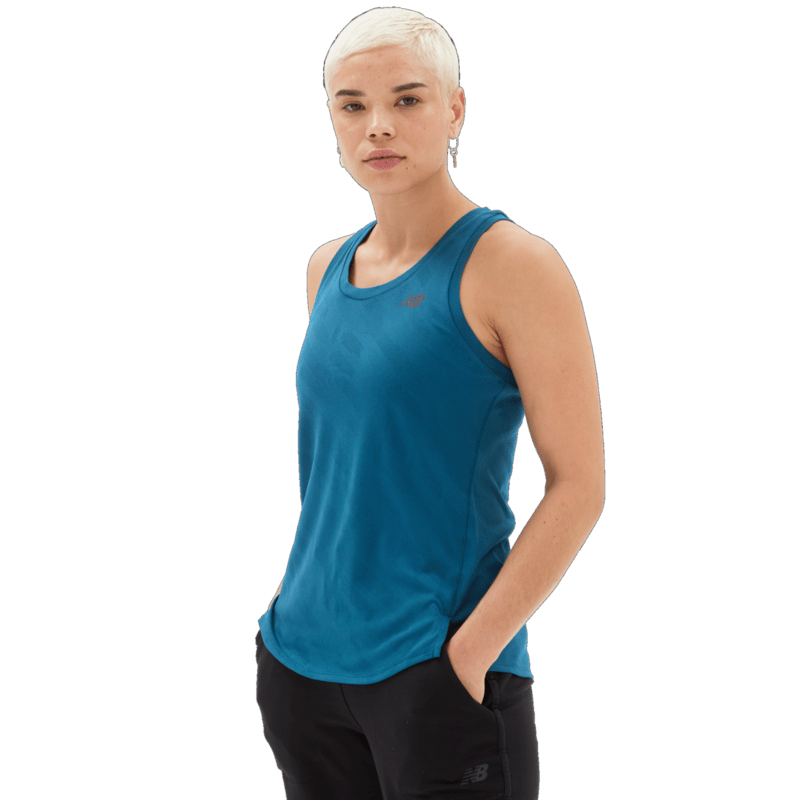 New Balance Women's Q Speed Jacquard Tank Top Womens Apparel Shirts & Tops