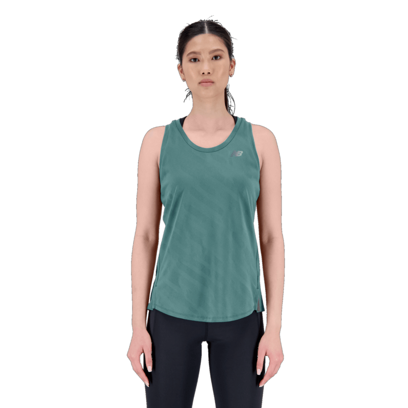 New Balance Women's Q Speed Jacquard Tank Top Womens Apparel Shirts & Tops