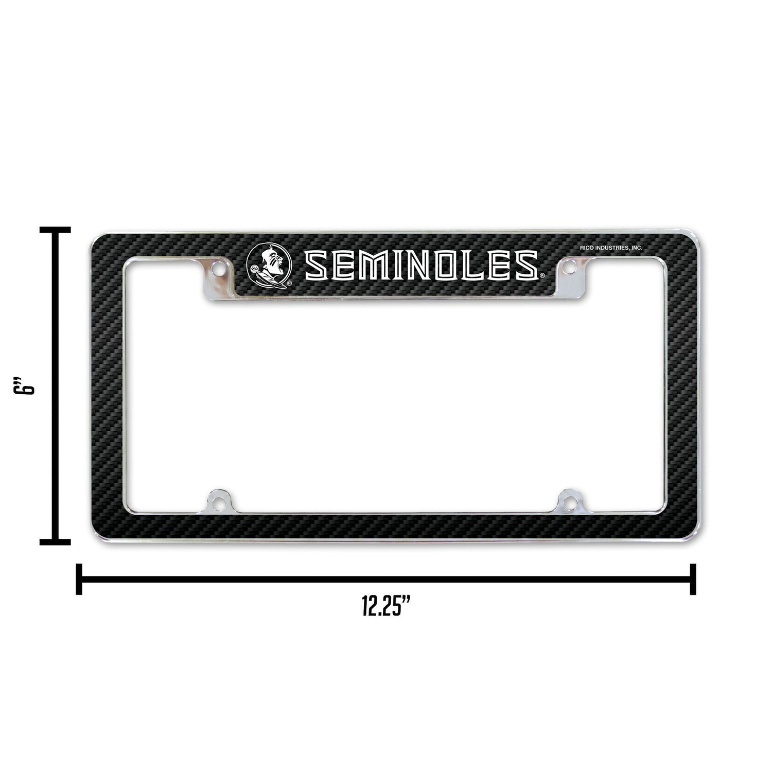 NCAA Florida State Seminoles All Over Chrome Frame Fan Gear NCAA Florida State Seminoles